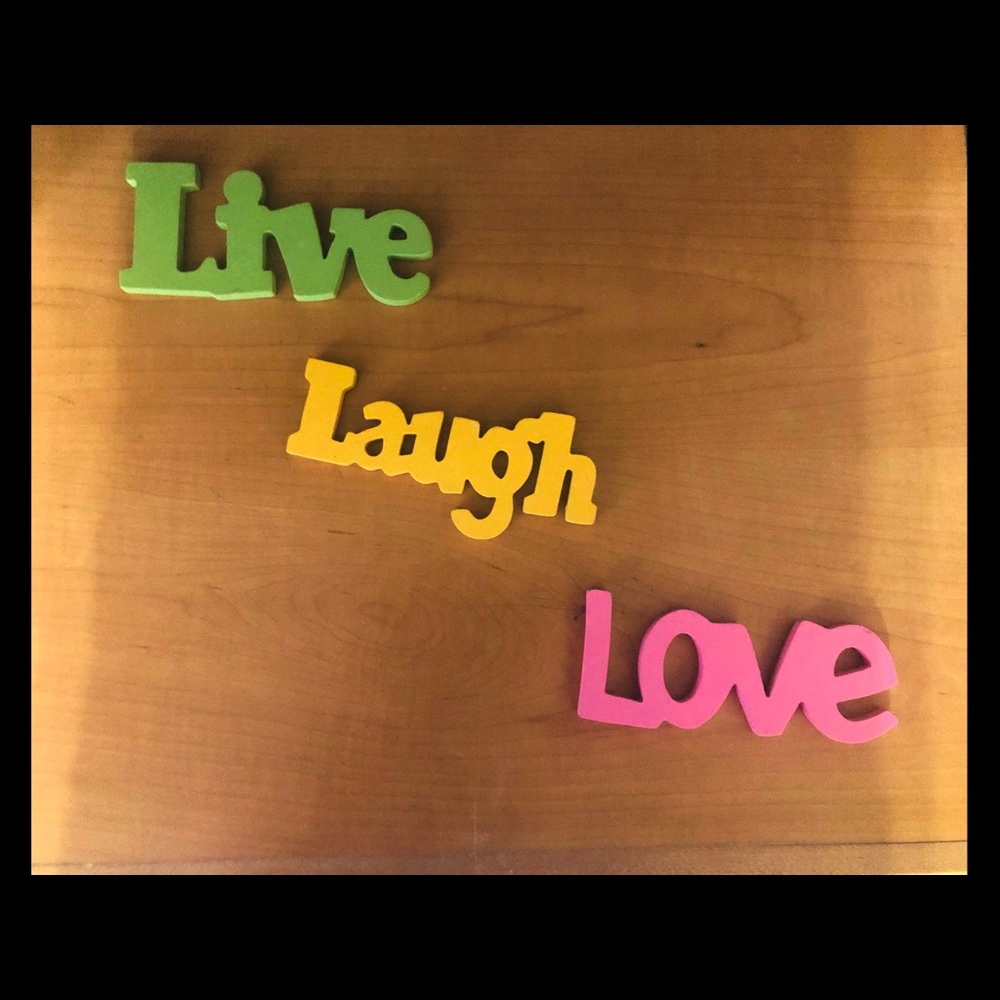 Live Laugh Love decorations